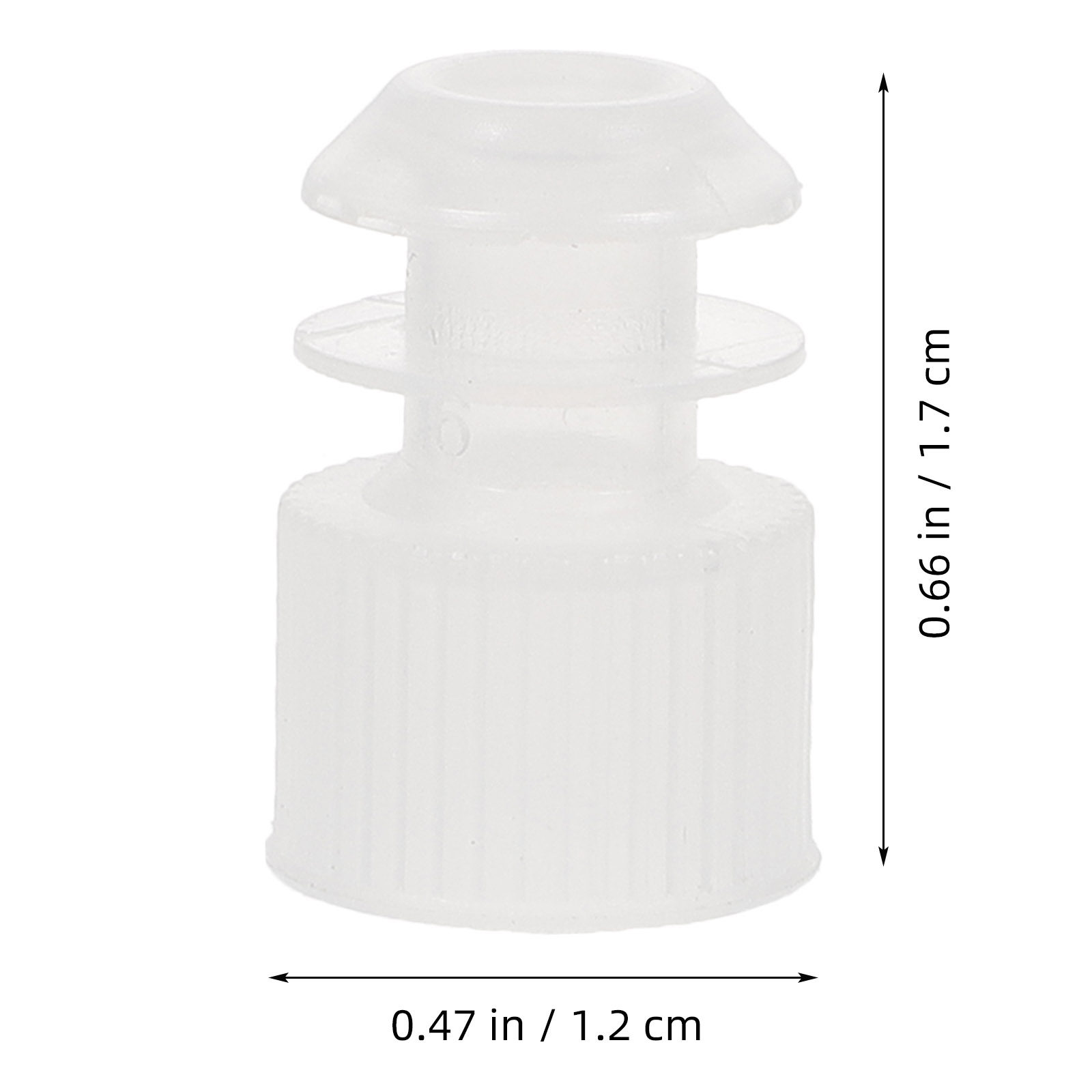 実験用ボトル栓 100個入り 12mm 無垢プラスチック製  - Medical Laboratory のレビューと価格