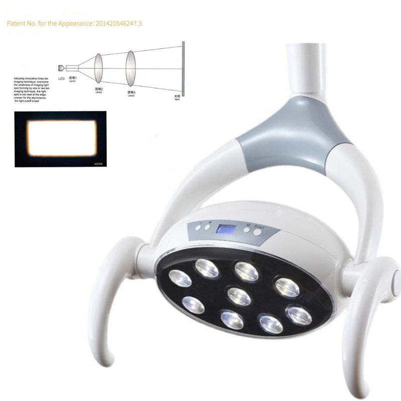 28W 歯科用シャドウレスLEDインプラントライト 9球 8 - Dental Chair Unit のレビューと価格